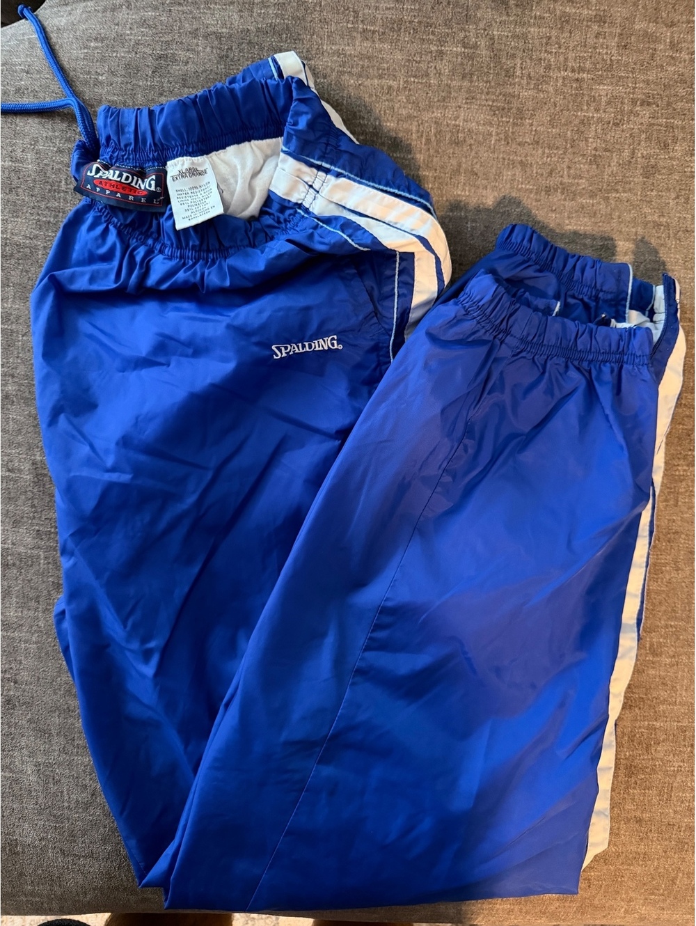 Vintage Spalding Blue Track Pants